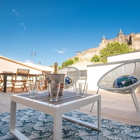 카르카손 La Terrasse De La Tour Pinte. 아파트 외부 사진